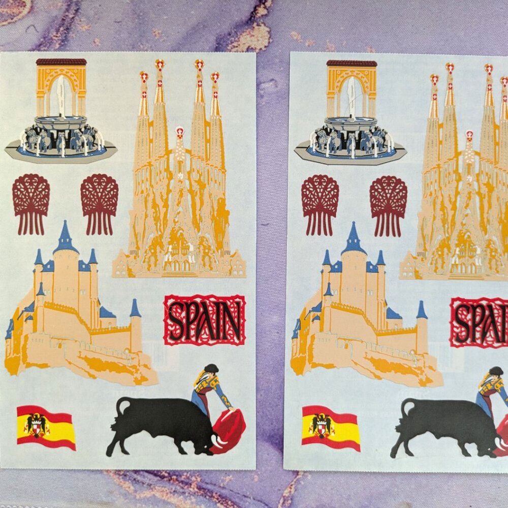 Spain Scrapbook Stickers - Picture 2 of 4